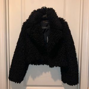 PrettyLittleThing Teddy Faux Fur Jacket